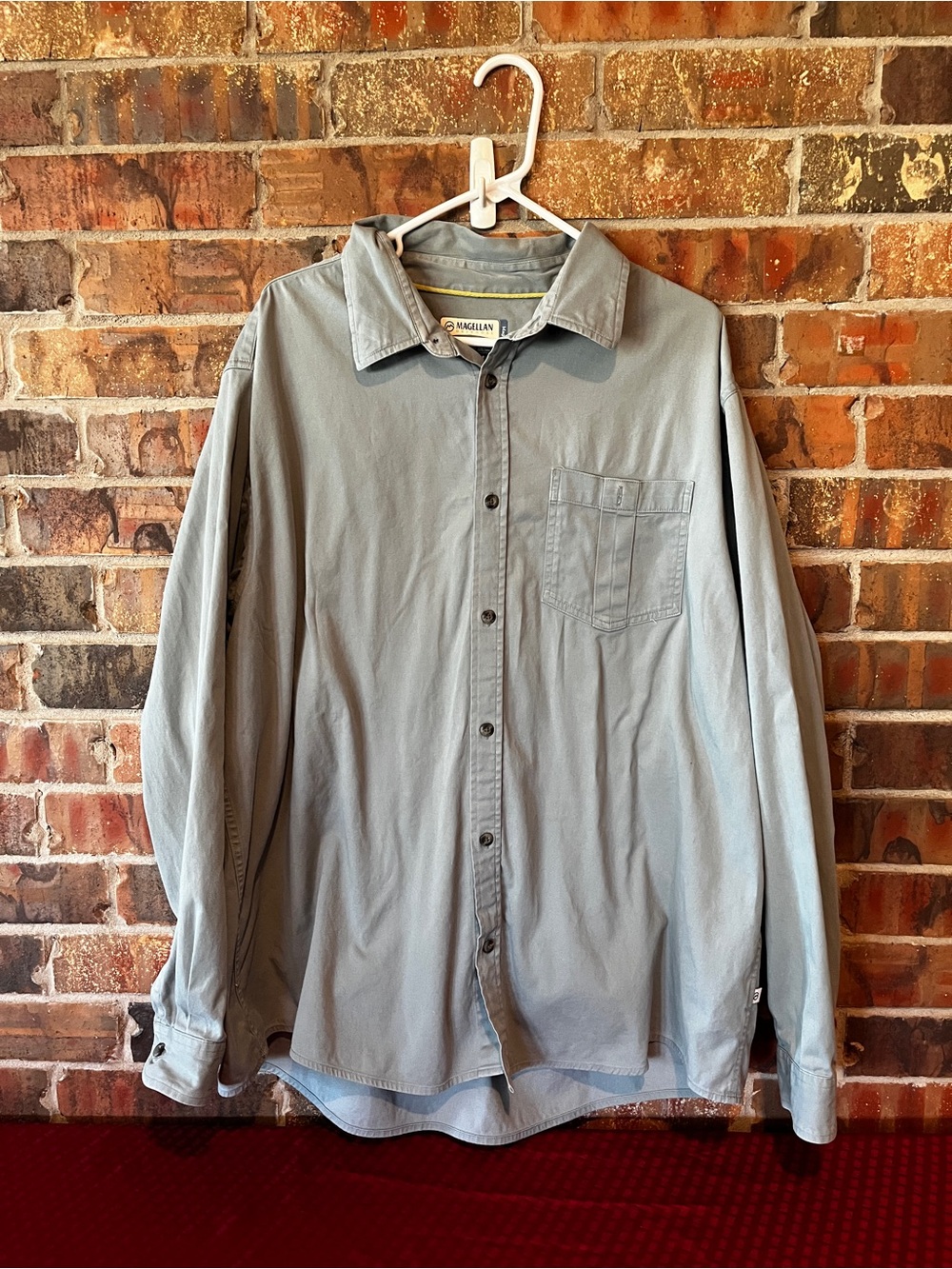Magellan Outdoor Mag Flex Adventure Long Sleeve Shirt Men’s Size:XL